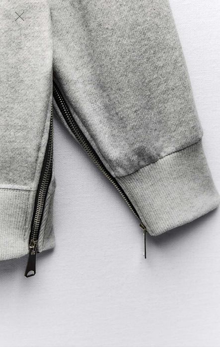 Худі з блискавками zara s