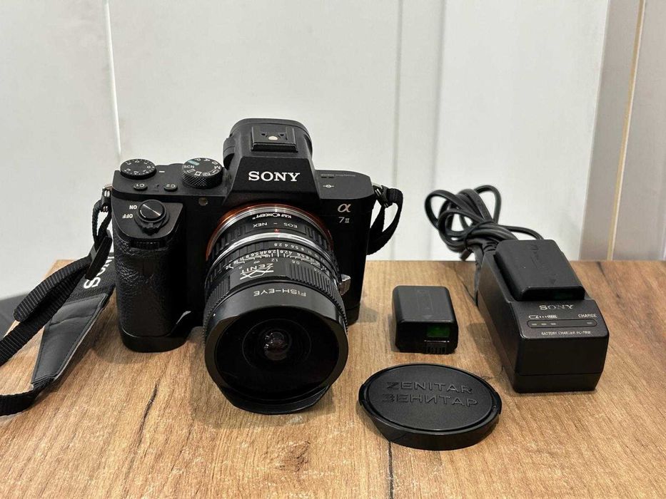 Aparat cyfrowy Sony Alpha II 24MPX  3x akumulator  ładowarka