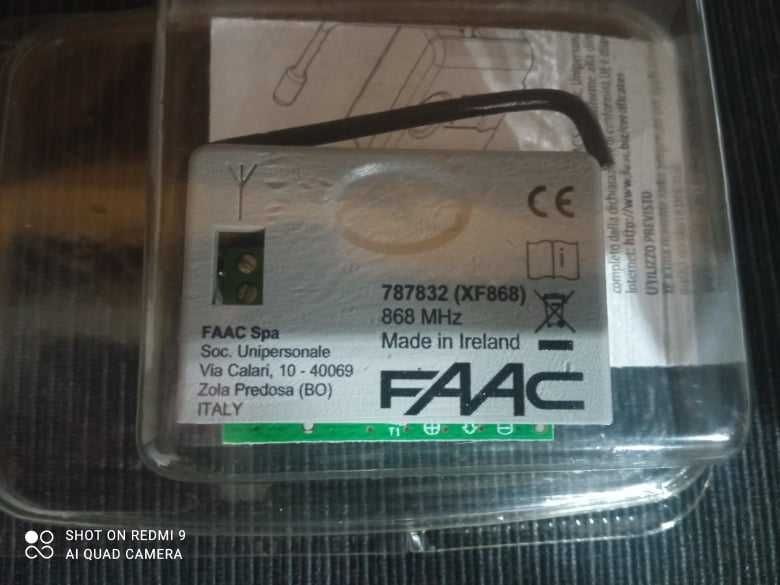 FAAC Radioodbiornik XF 868MHz