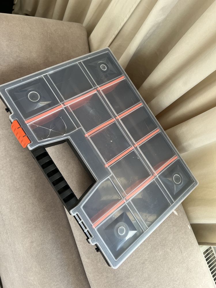 Pudelko organizator z przegrodkami 39x27x7