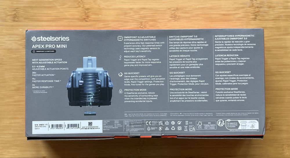 SteelSeries Apex Pro Mini Gen 3