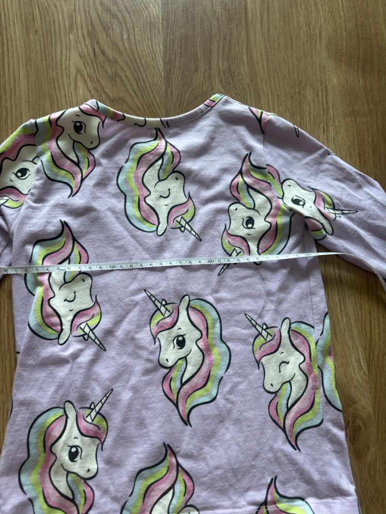 bluza jednorożec  H&M rozmiar 110-116