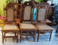 Krzesła nowe drewniane / antyki (henrykowskie)