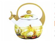 Czajnik 2,2L EMALIA gwizdek INDUKCJA, GAZ kh-3700