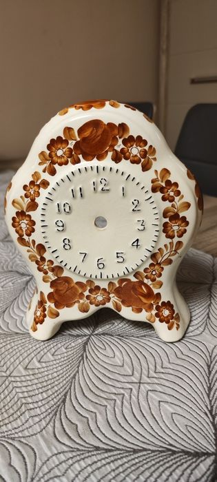 Zegar fajansowy. Włocławek.