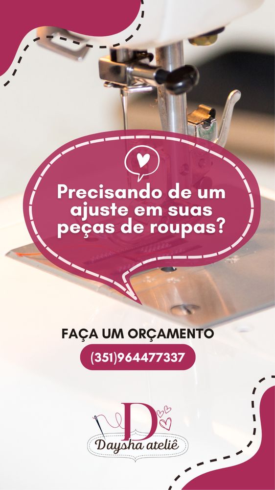 Costureira rapida entrega