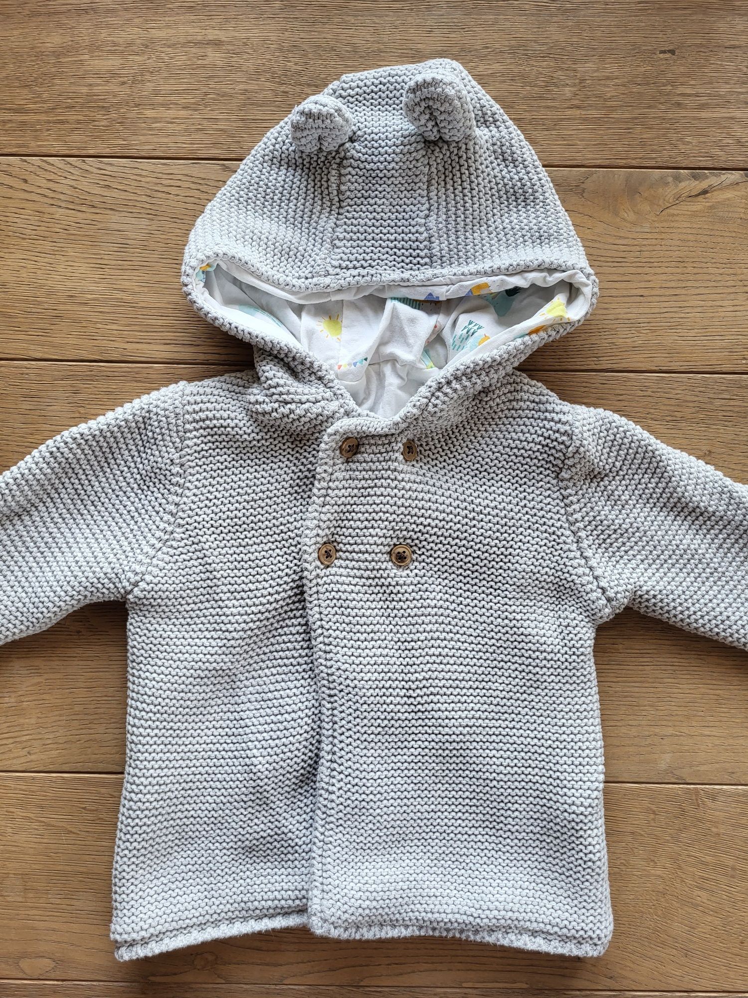 Sweterek rozpinany misio Marks&Spencer, rozmiar 92/98