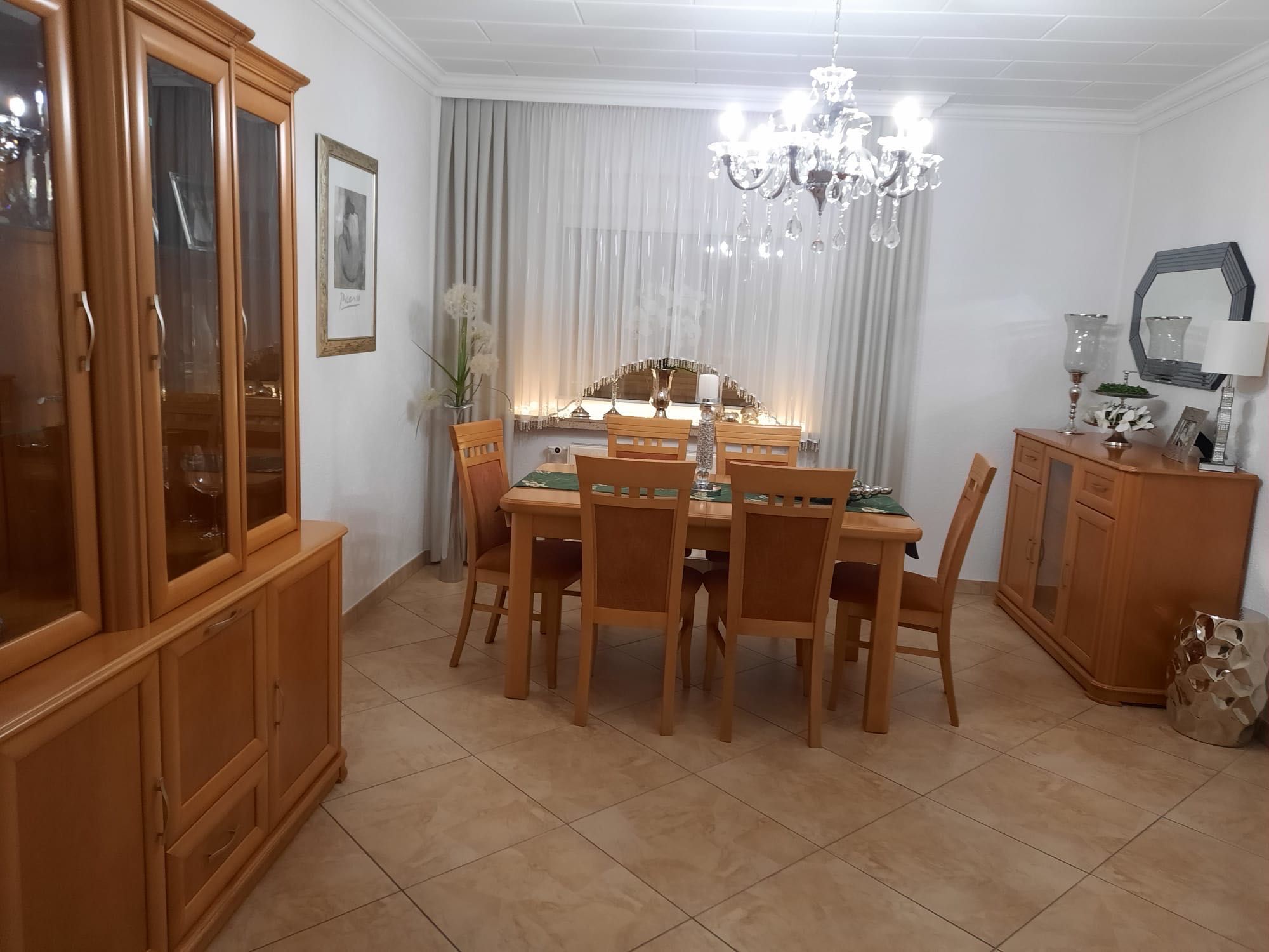 Zestaw mebli do salonu, okleina naturalna