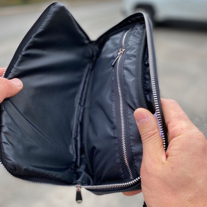 Мужская нагрудная сумка бананка слинг через плечо стильная удобная