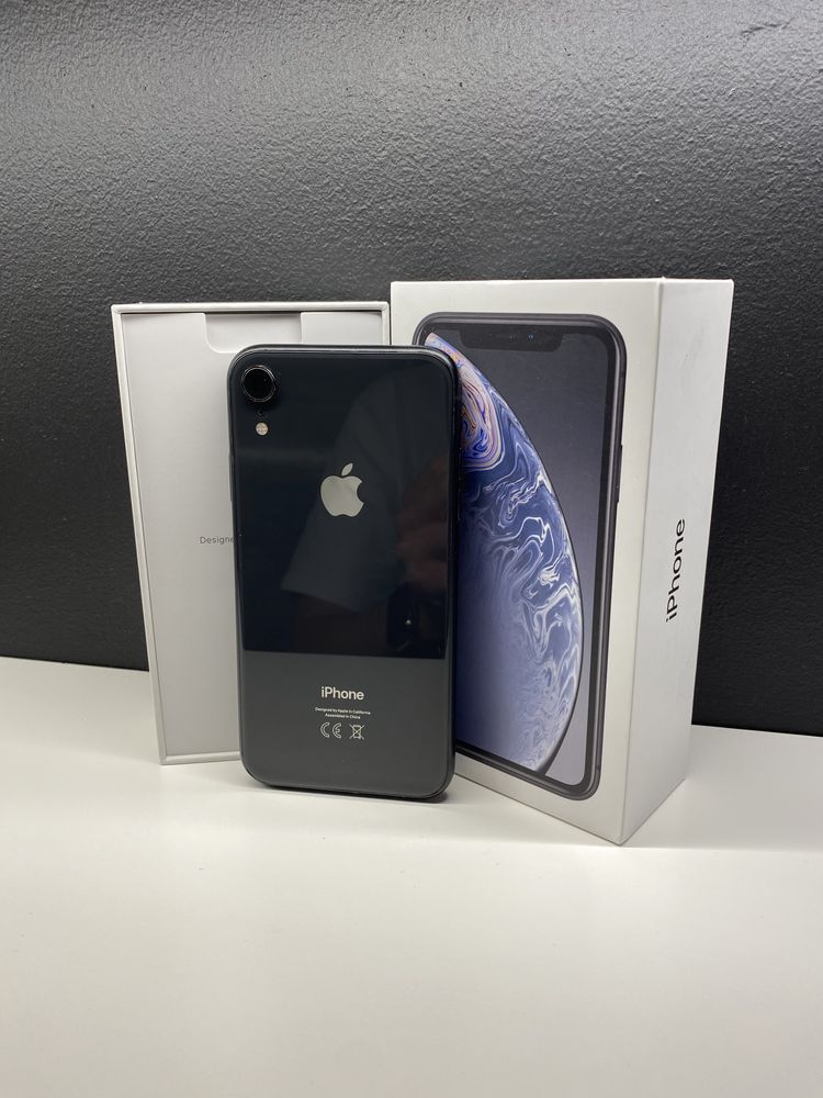 iPhone Xr Black 128GB 100% bateria