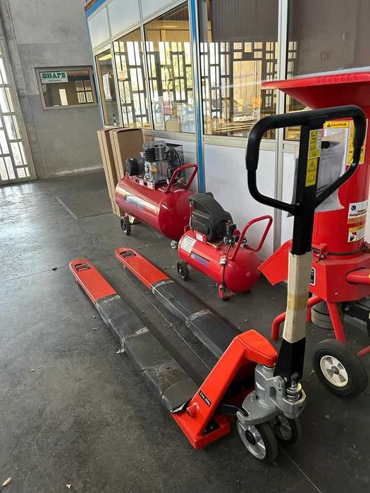 Compressor + Porta Paletes - Garfos Longos c/novos