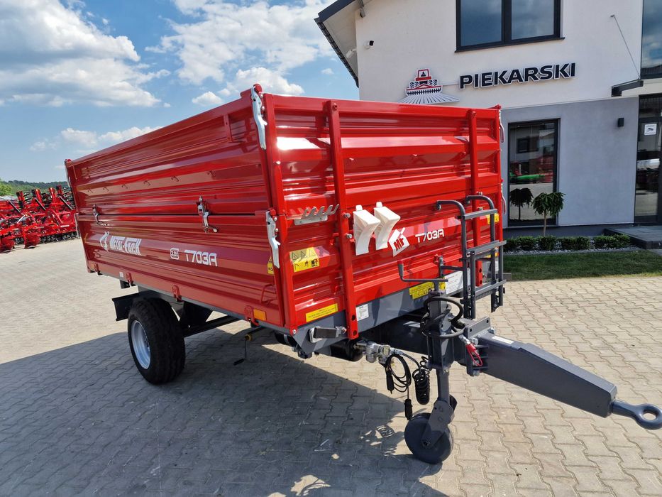 Przyczepa rolnicza jednoosiowa Metal Fach 3,8 t NOWA 2024 % raty %