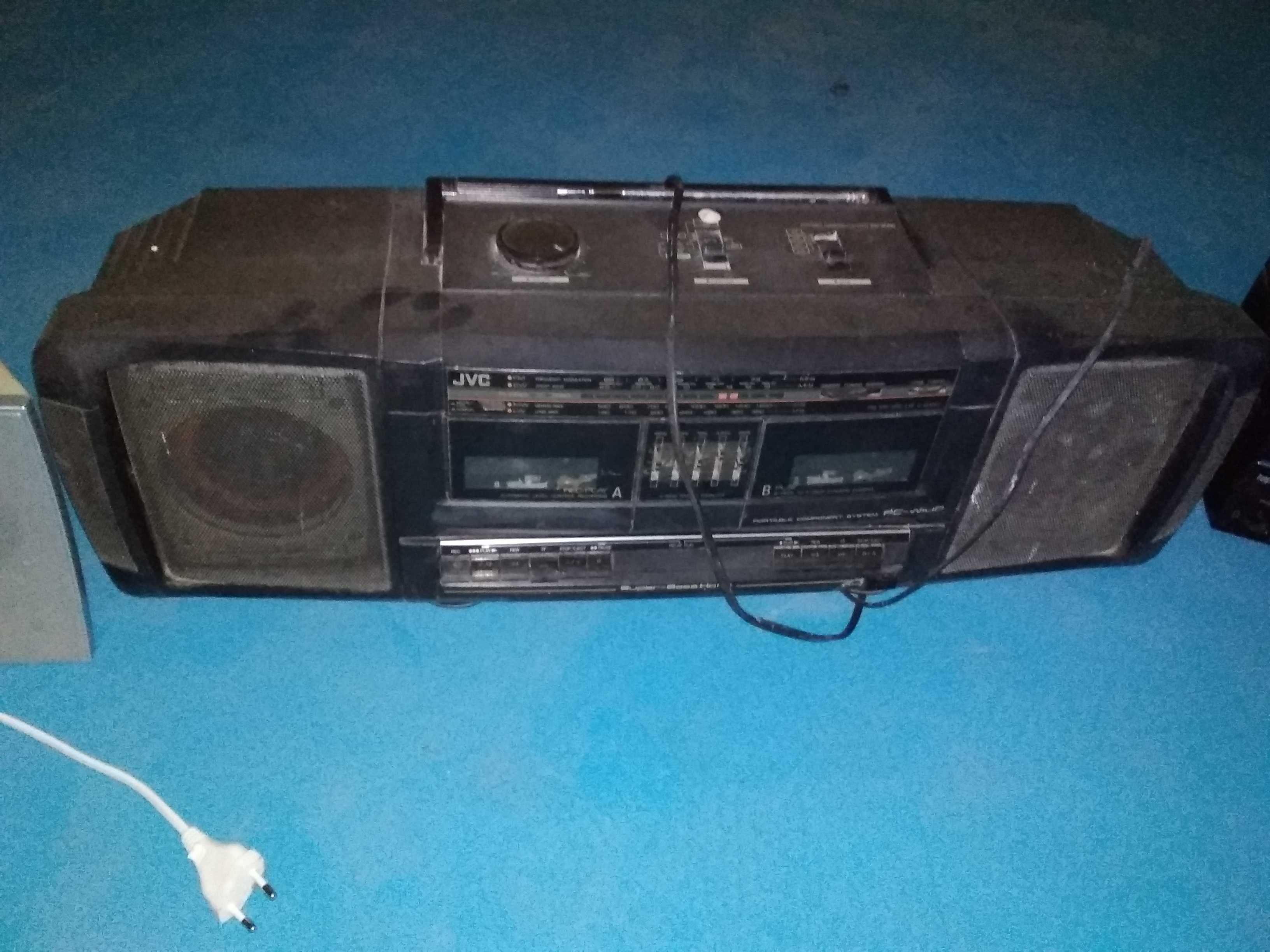 Adapter radio Unitra ludwik magnetofon szpulowy PRL wideo VHS
