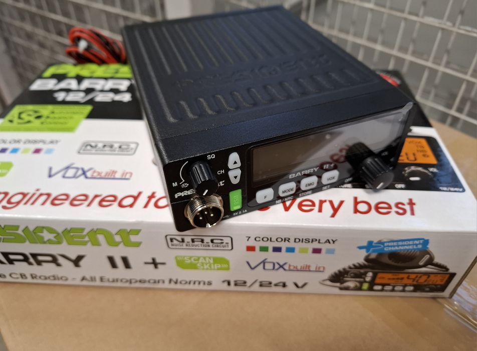 Nowe CB Radio President Barry II plus 12-24V