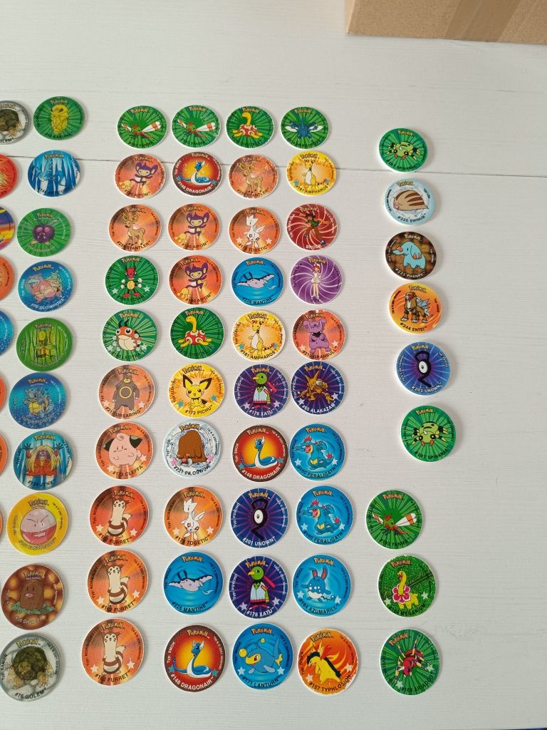 Zestaw Tazo Pokemon 132 sztuki