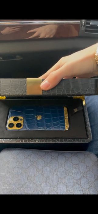 Gold&crocodile Iphone 16 PRO max