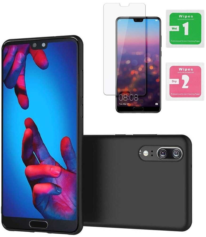 Etui Slim Matt do Huawei P20 + Szkło Hartowane