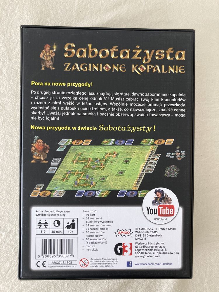 Gra planszowa Sabotażysta: zaginione kopalnie
