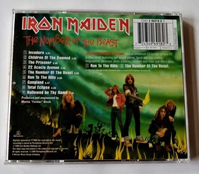 Iron Maiden The Number Of The Beast CD 1998