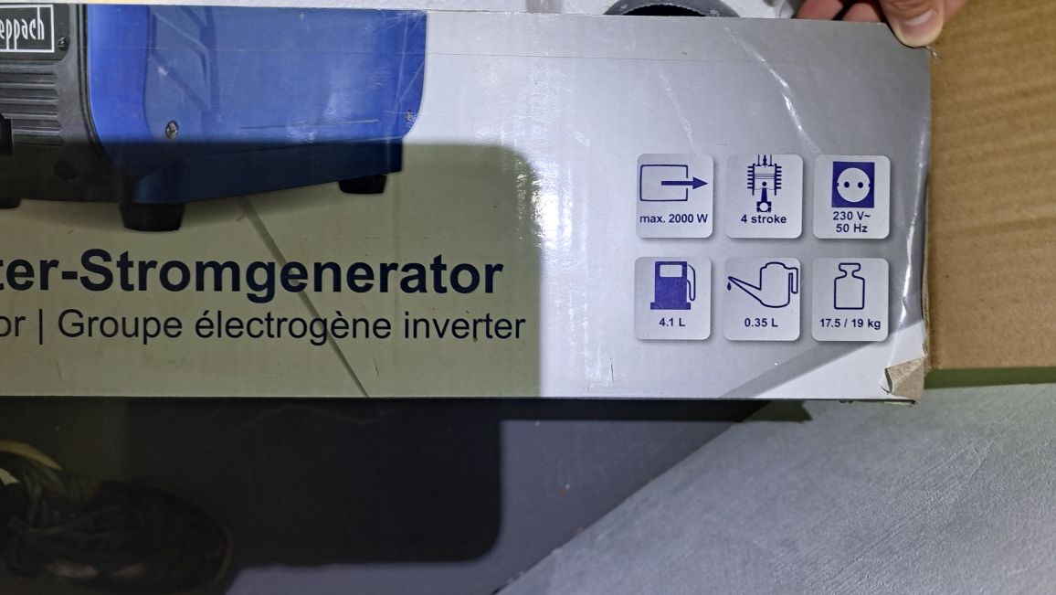 Генератор бензиновий  SG2500i Inverter-Stromgenerator

Inverter-Stromg