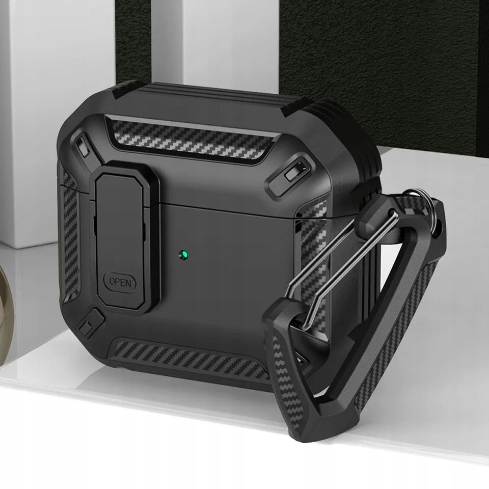 Etui Do Airpods Pro 2 Case Pokrowiec Obudowa Czarne