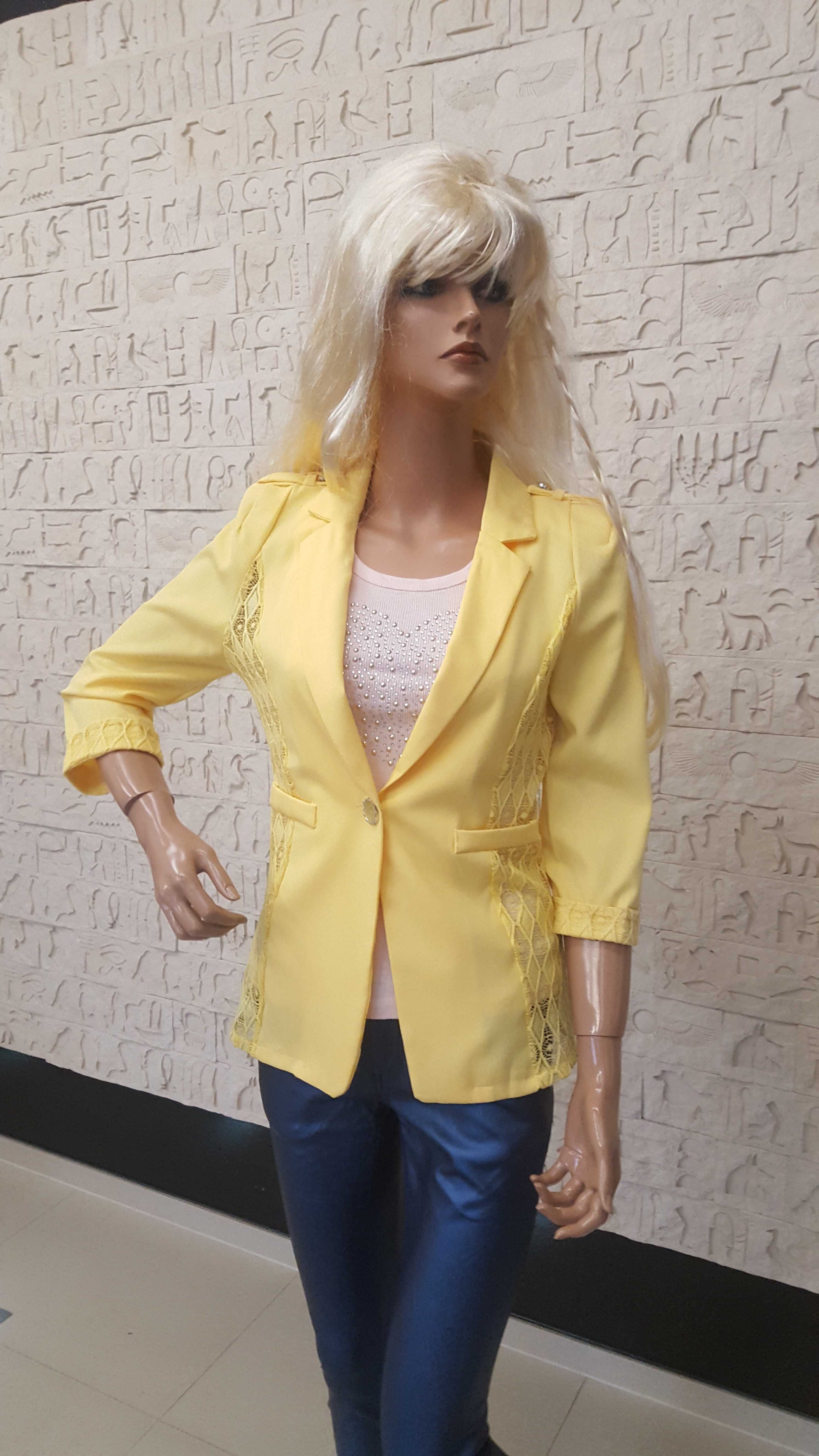 Marynarka żółta Fashion rozm M