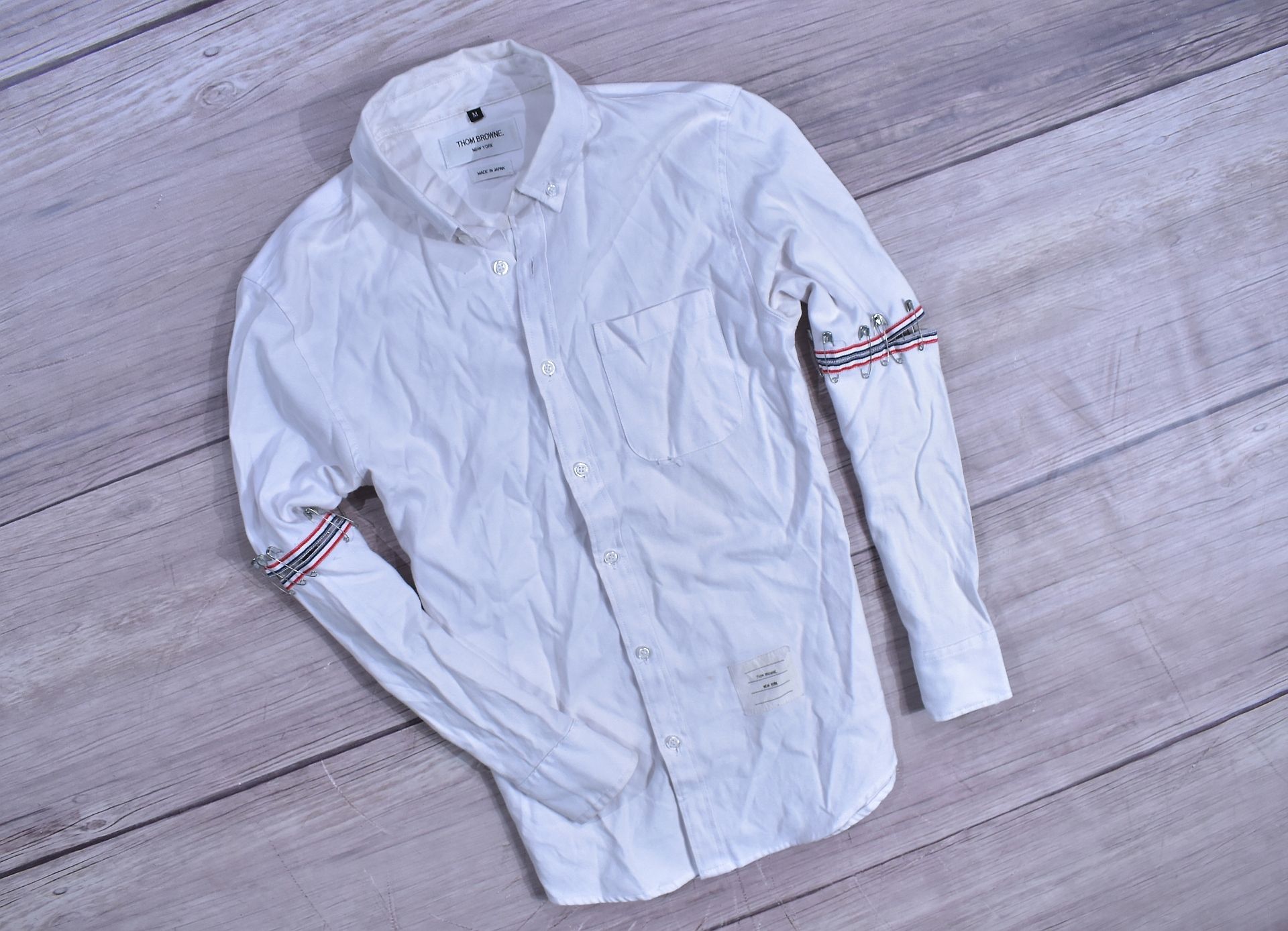 Thom Browne Biała Designerska Koszula Japan / M