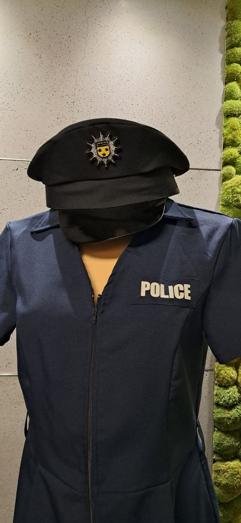 Strój przebranie kostium policjantka