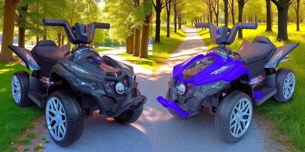 Дитячий електро квадроцикл Bambi M 6181EL музика світло до 25 кг