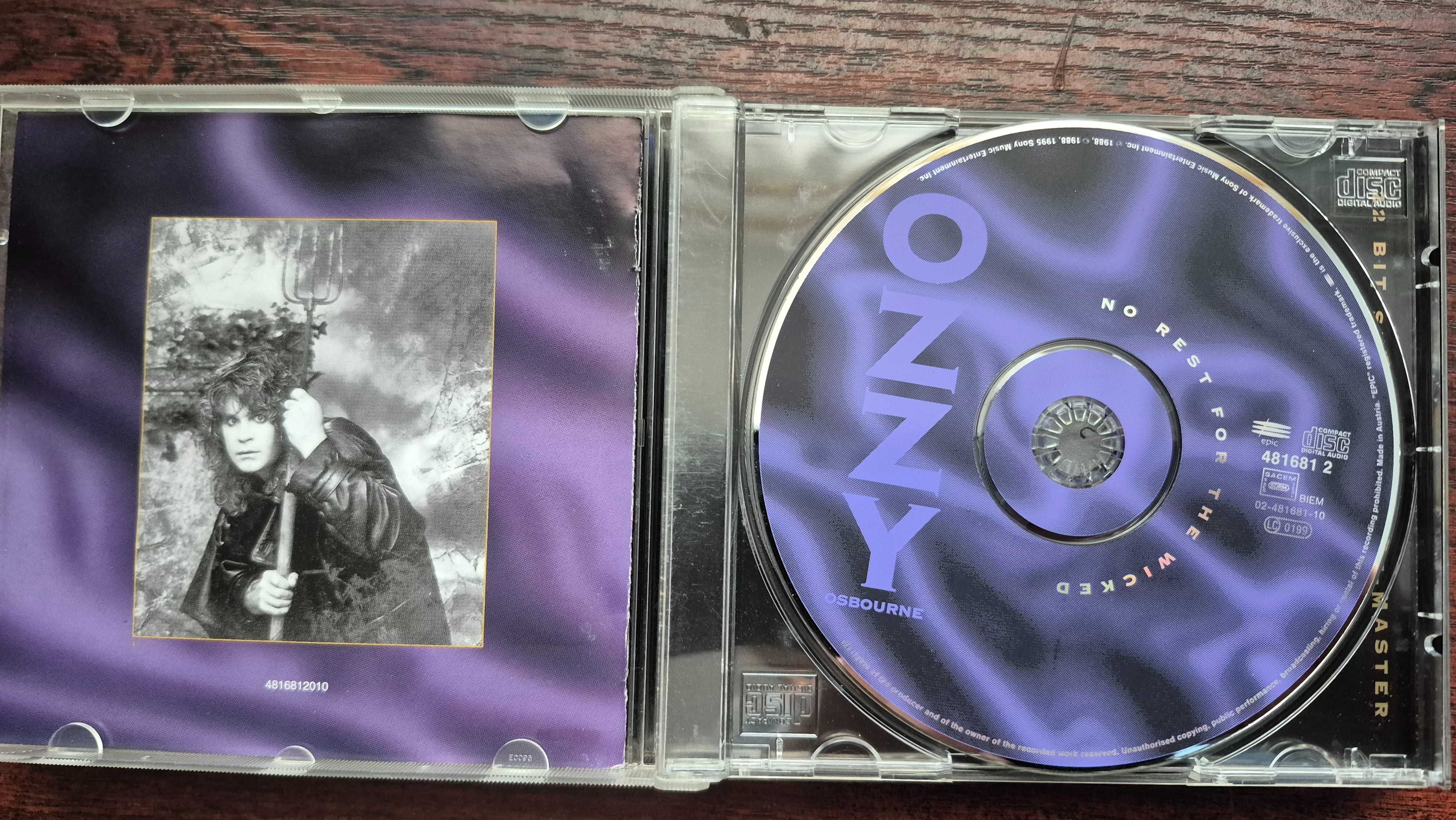 Ozzy Osbourne  "Blizzard of Ozz , No Rest For The ... , Down To Earth"