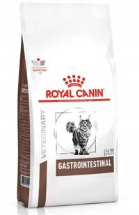 Royal Canin + Gratis, Veterinary Gastrointestinal Koty Wrażliwe 400g