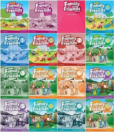 Family and friends 1, 2, 3, 4, 5, 6 Class Book, Workbook