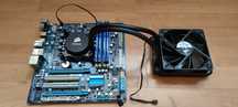 Części w zestawie - Intel i7, Gigabyte, Corsair i Kingston HyperX.