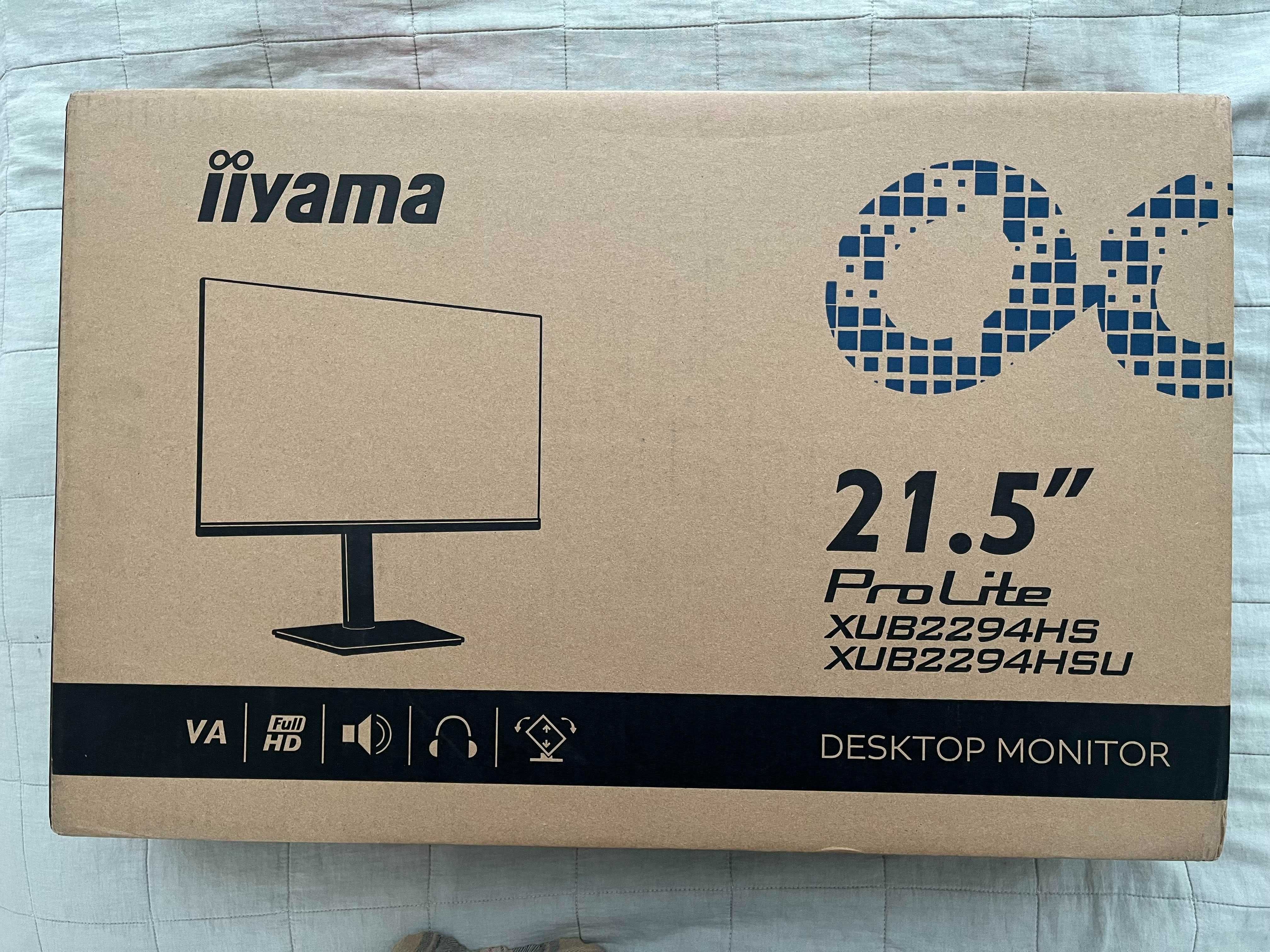 Monitor IIYAMA ProLite, 21.5", 1920 x 1080px, VA