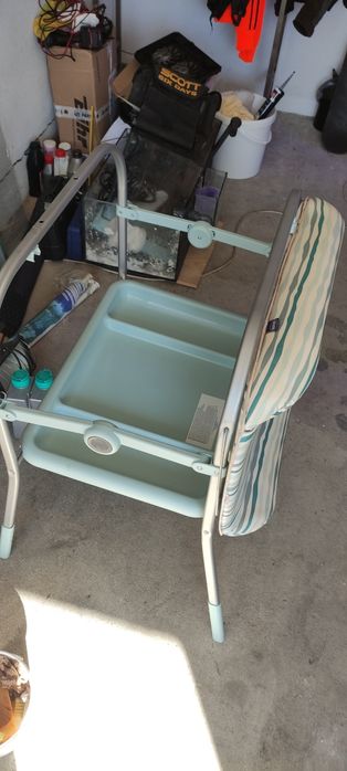 Banheira  e fraldário para bebe usada