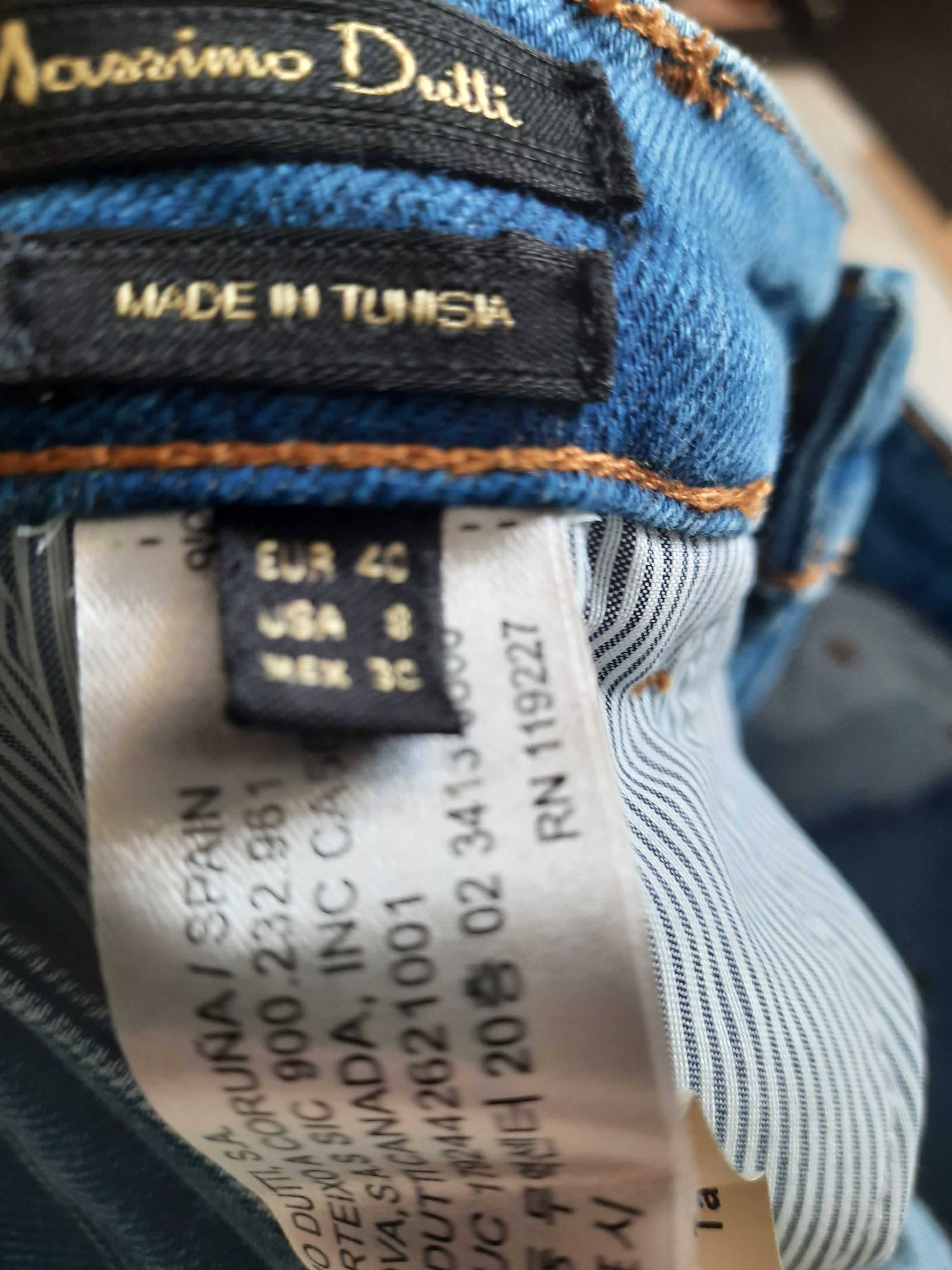 Niebieskie dżinsy Massimo Dutti