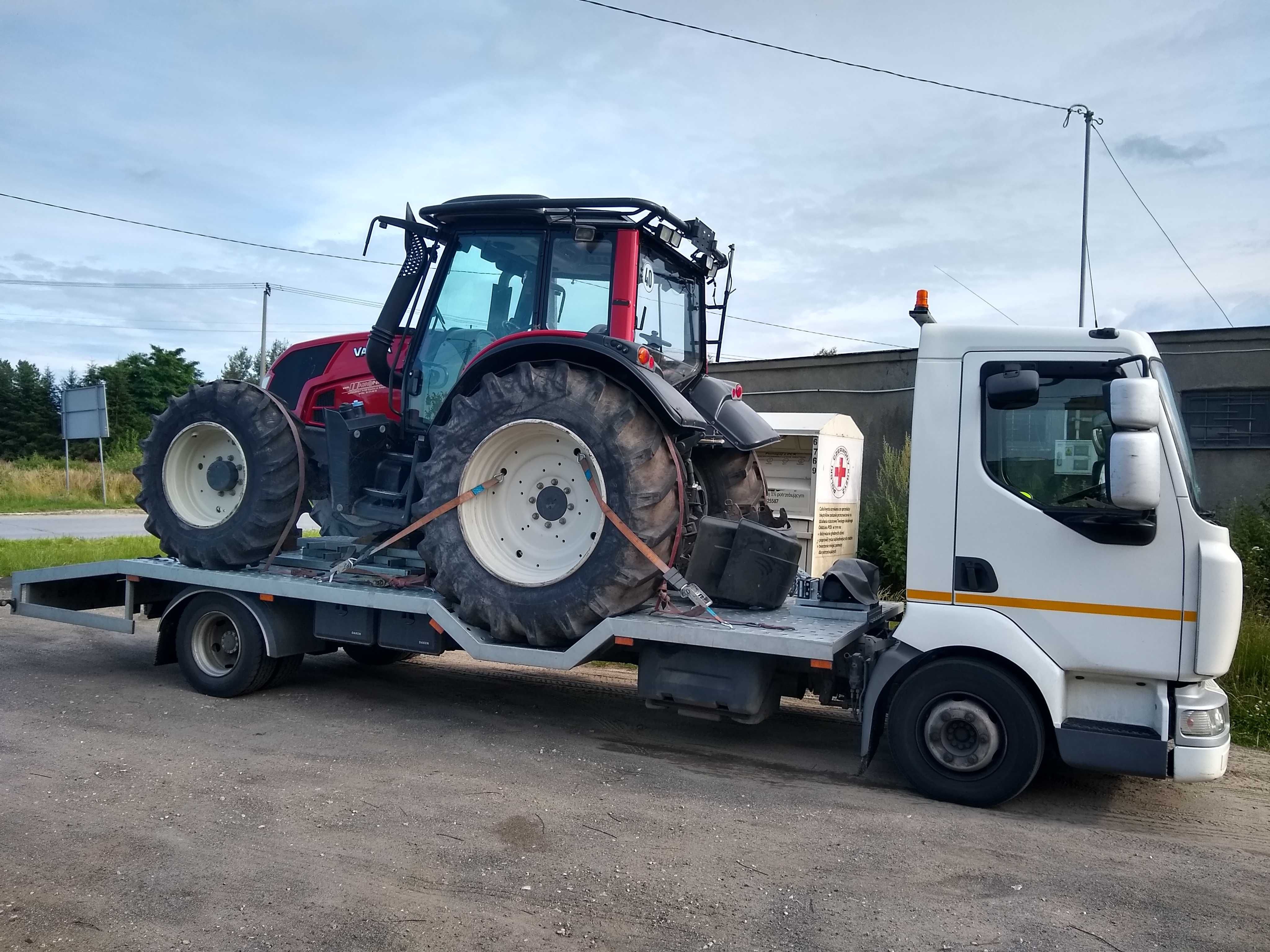 Autolaweta laweta transport ciągników maszyn koparek do 7 i 14 ton