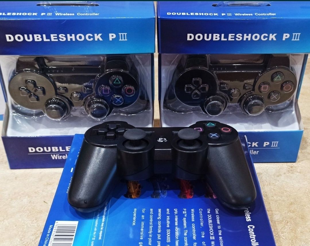 Джойстик геймпад беспроводной PlayStation 3 Double Shock 3 PS3 манип