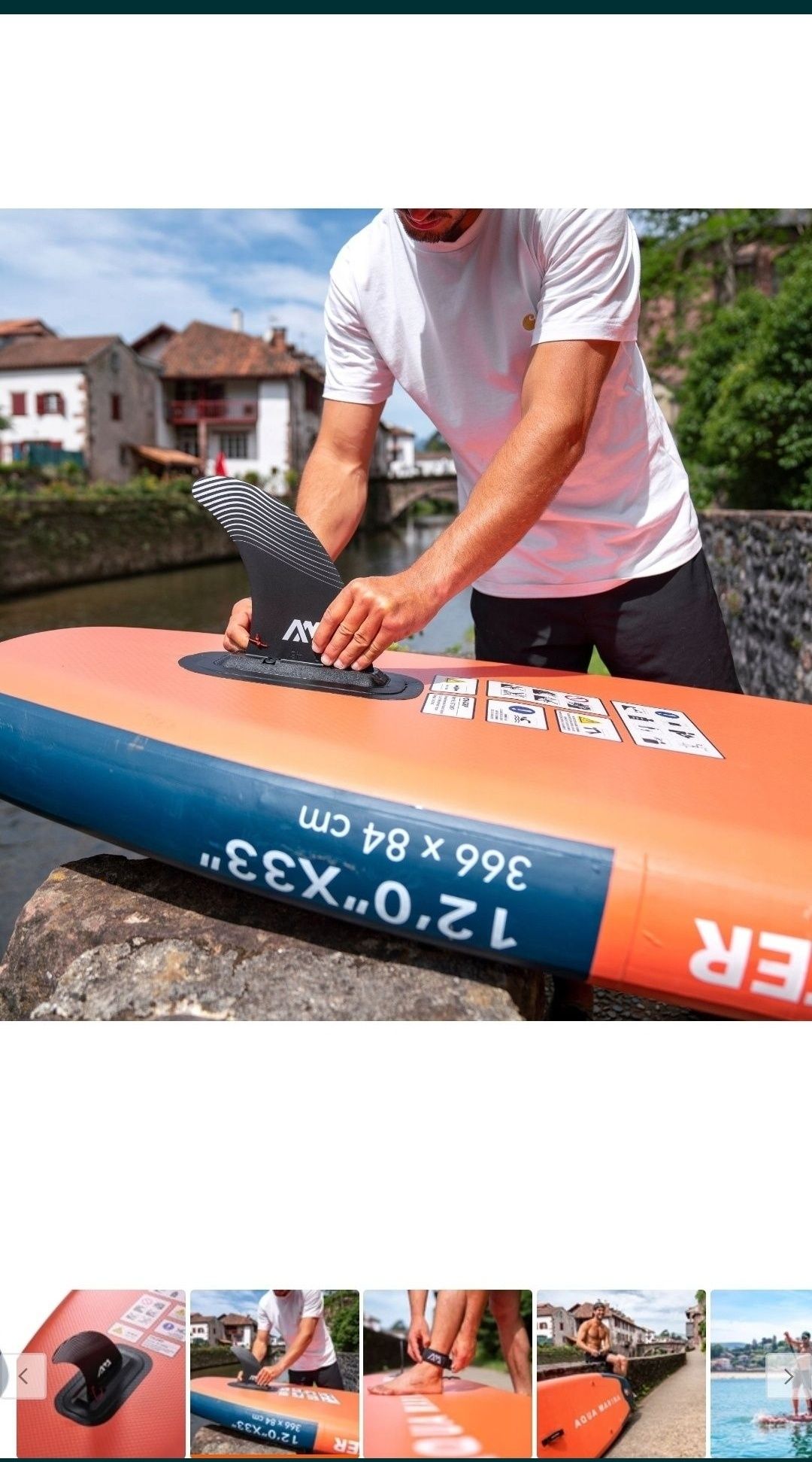 Sup Deska pompowana Aqua Marina Monster 12'0 BT-23MOP  nowe gwarancja