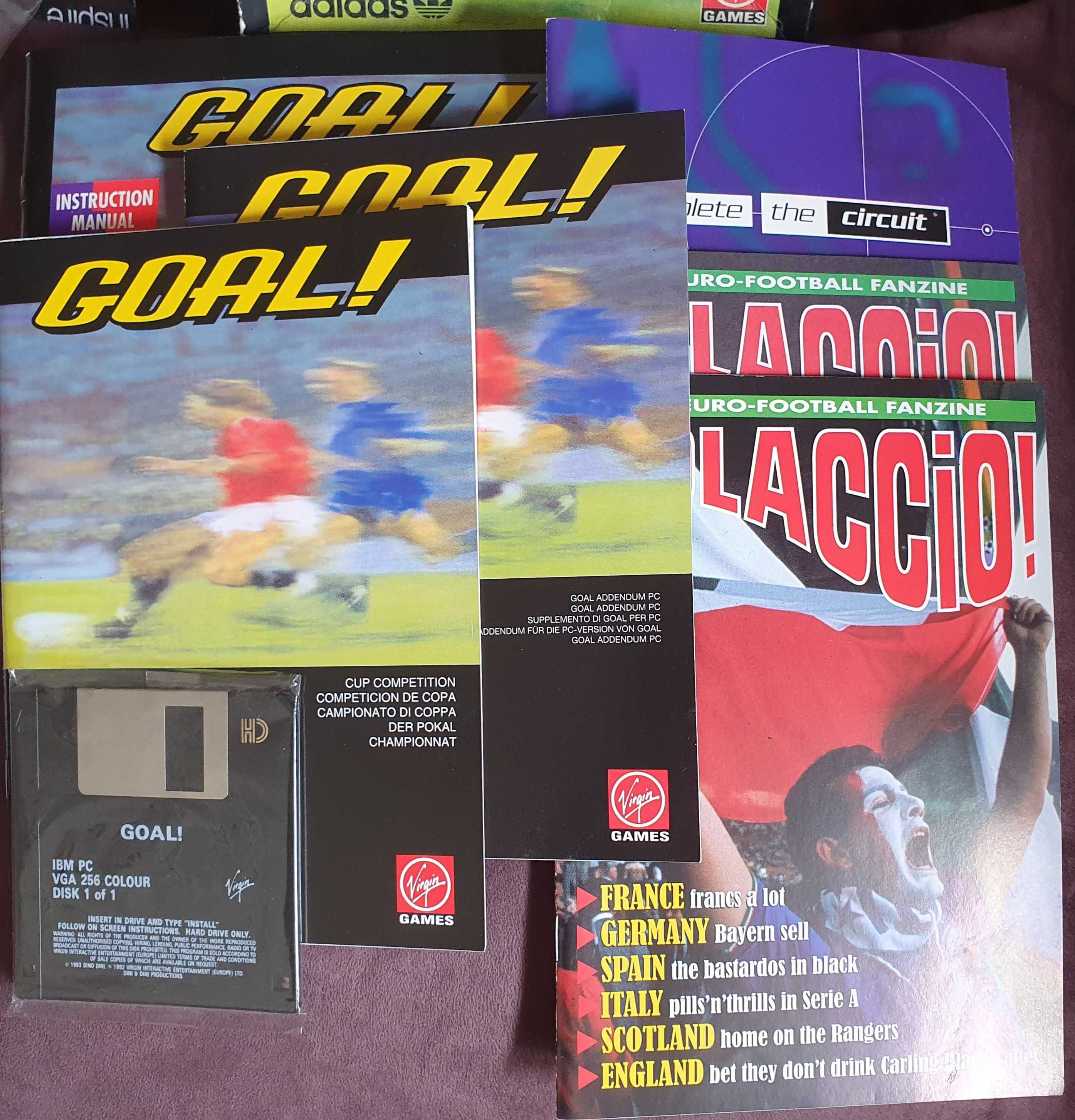 Jogos para PC, vintage:  Emperor, Rogue Spear, Golf 1, Golf 2, Goal!