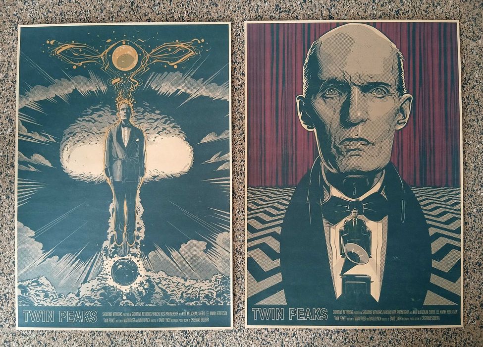 Lote 8 Posters- TWIN PEAKS a limited event series (papel kraft, A3)