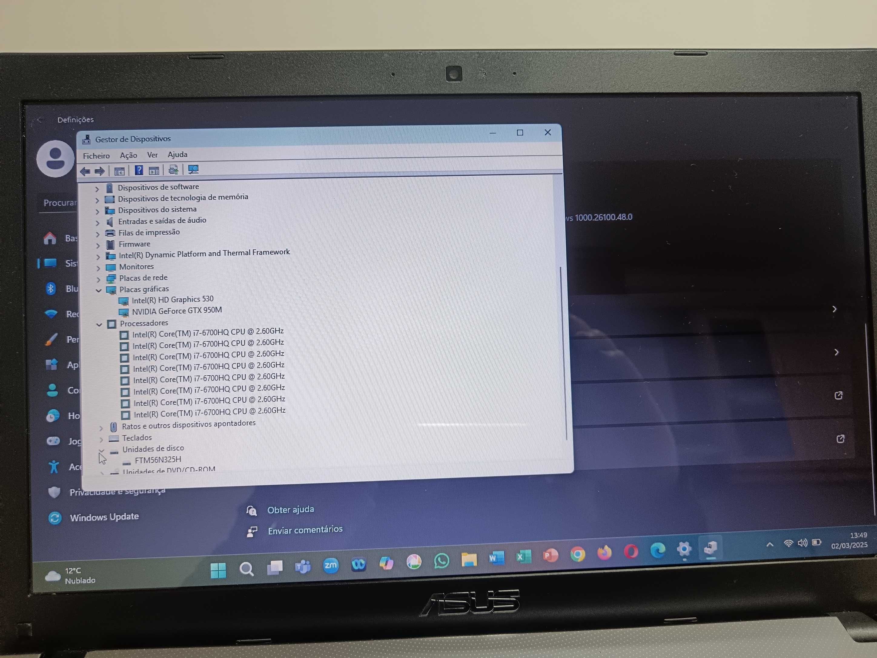Asus X550VX (R510V) i7 em bom estado estético e funcional