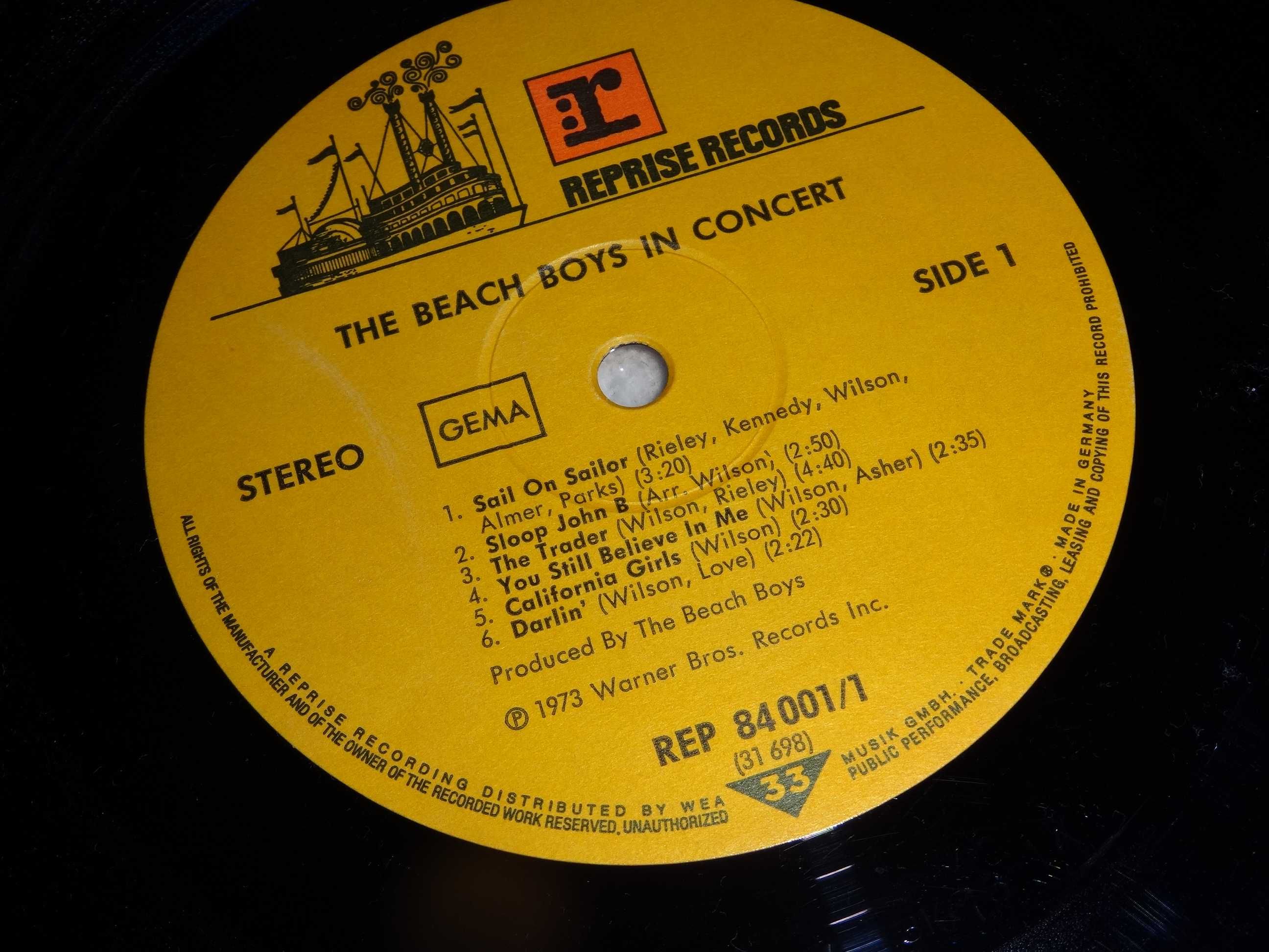 Вініловий альбом (2LP) THE BEACH BOYS IN CONCERT.