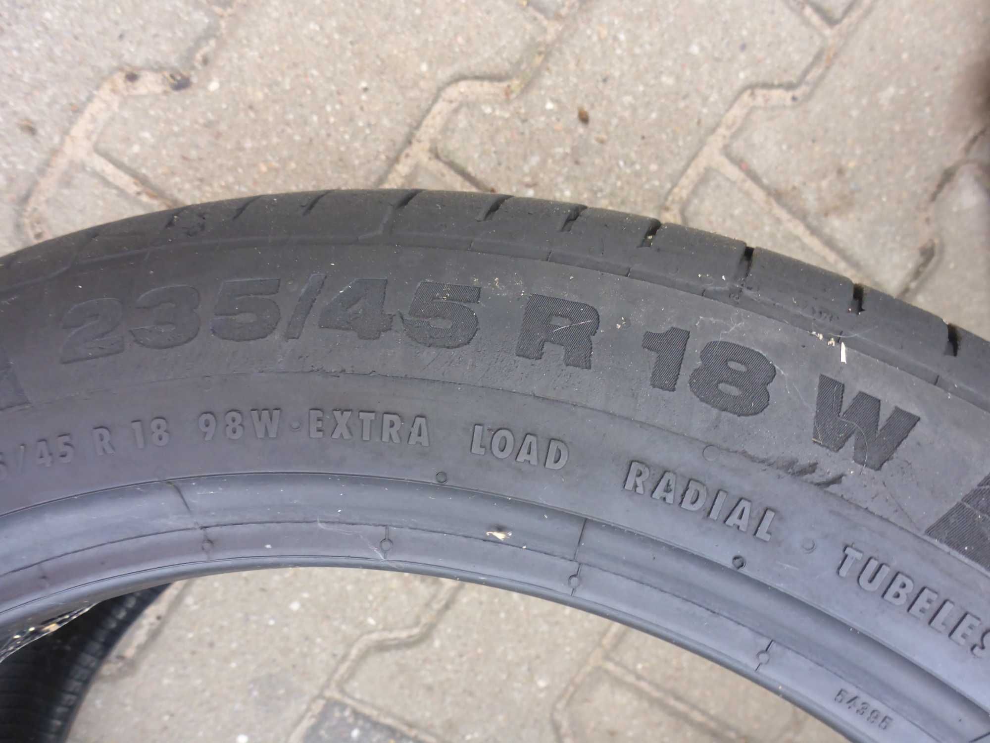 235/45R18 opony continental