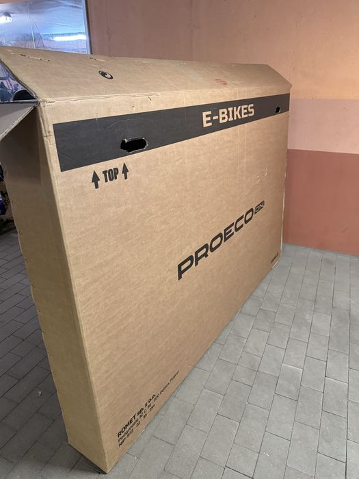 Pudło karton po rowerze