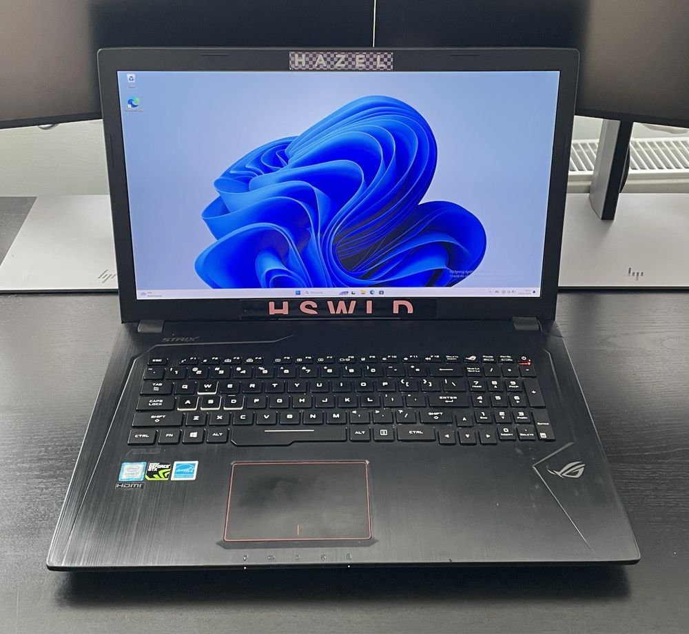 Laptop Asus Rog Strix GL753VE 17,3” 16GB i7 1050 Ti