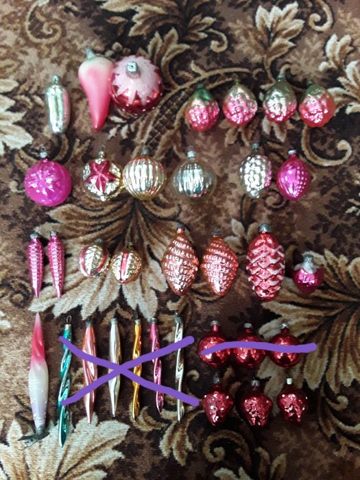 Ёлочные игрушки СССР.