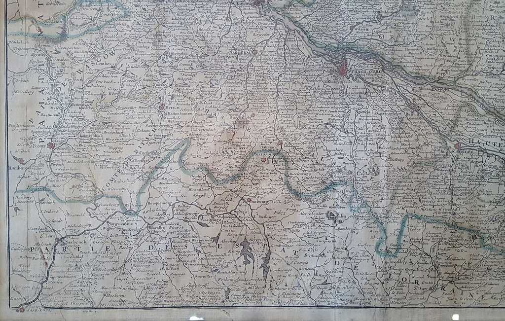Mapa z XVIII wieku