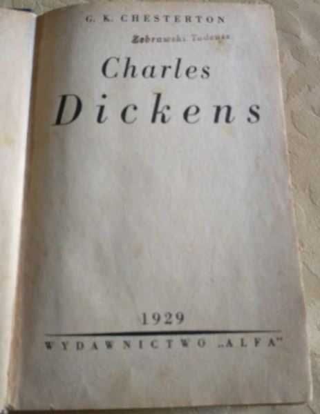 Chesterton - Charles Dickens (1929)