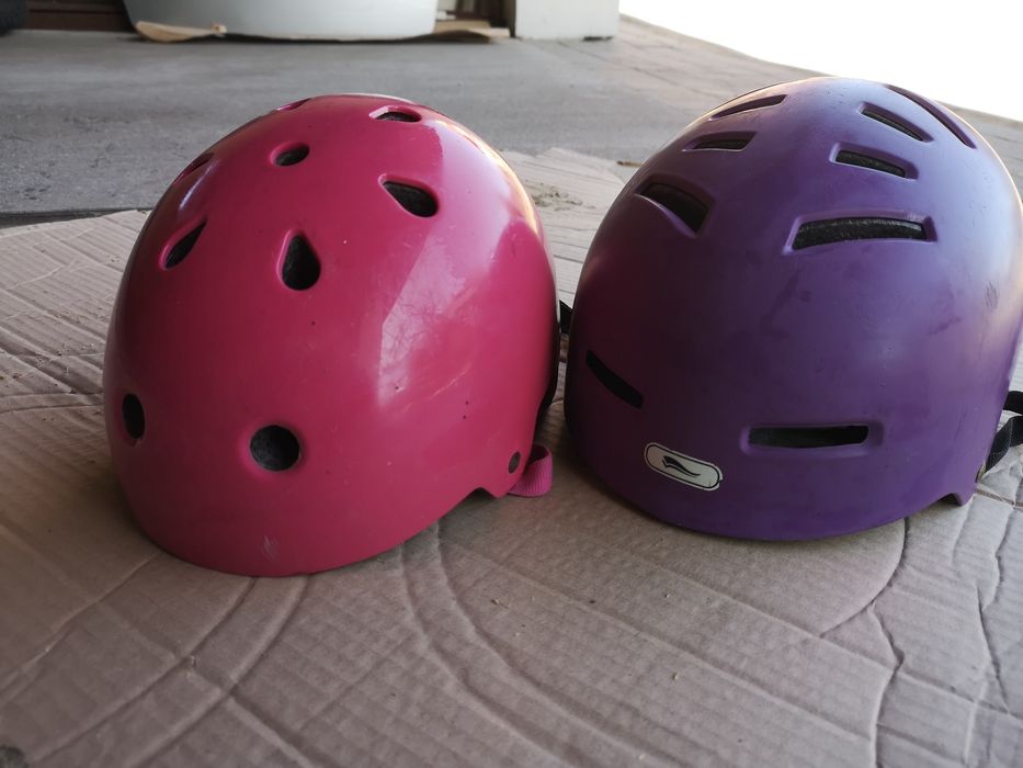 Kask rowerowy na rolki hulajnoge dzieciecy